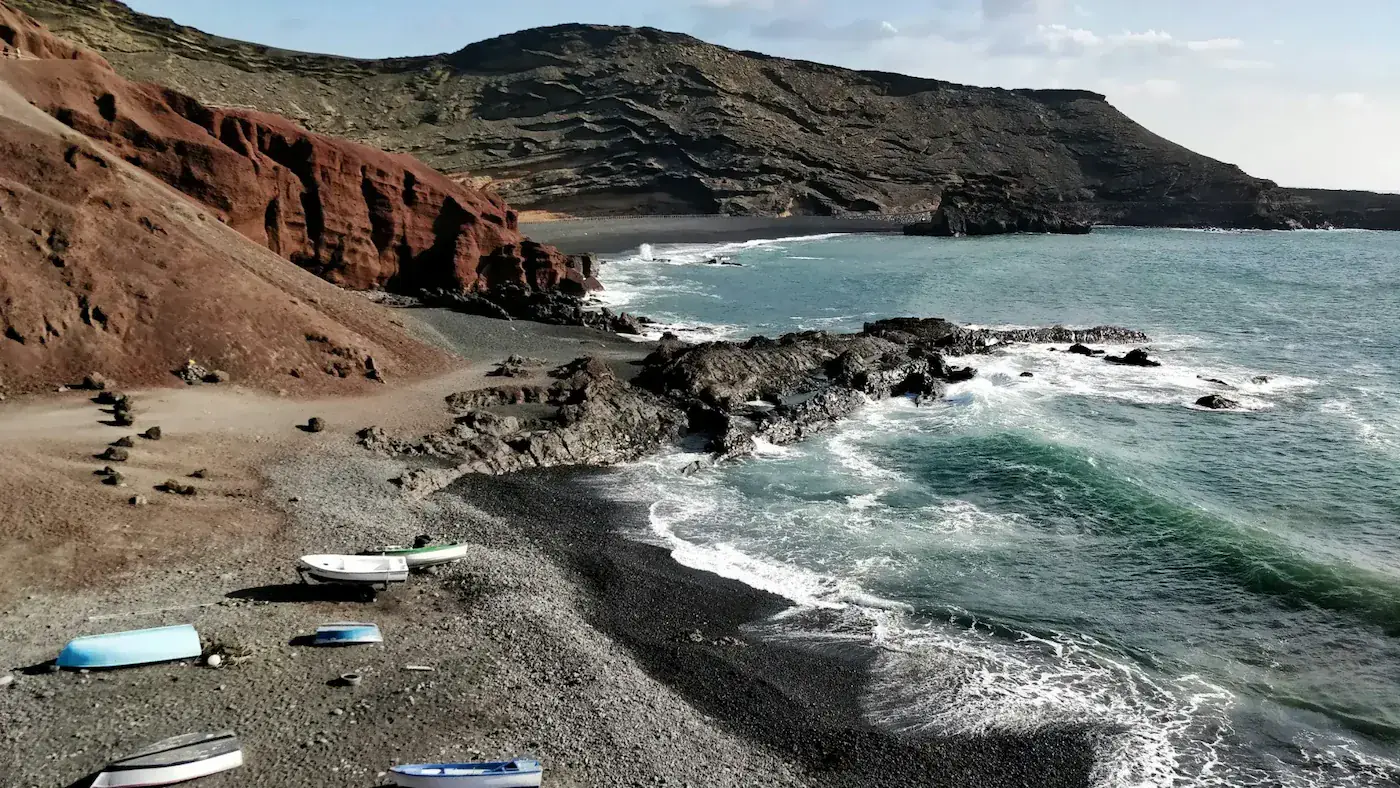 Paisaje volcánico de Lanzarote, Islas Canarias - Vista 1